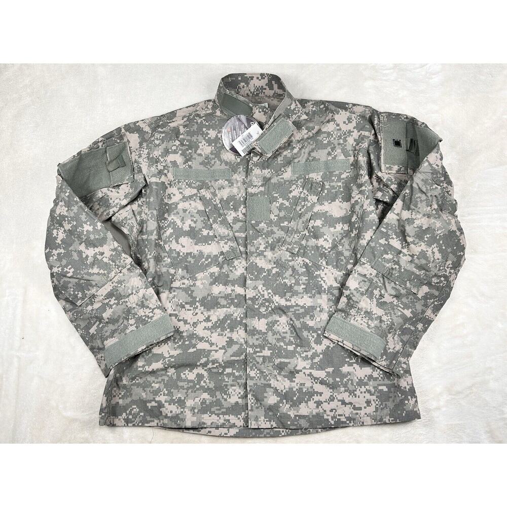 Mens Tencate Defender Sz L Army Combat Uniform Jacket Flame Resistant Lenzing FR